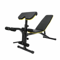 Banc de Musculation Multifonction avec Pupitre Biceps – Banc Réglable 5 Positions pour Entraînement Complet